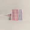Checkered pattern pure cotton absorbent towel, home bathroom face wash and hand towel Application Scenario